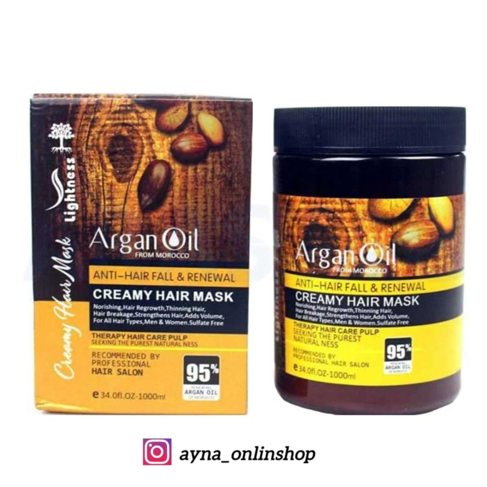 ماسک مو لایتنس مدل Argan oil