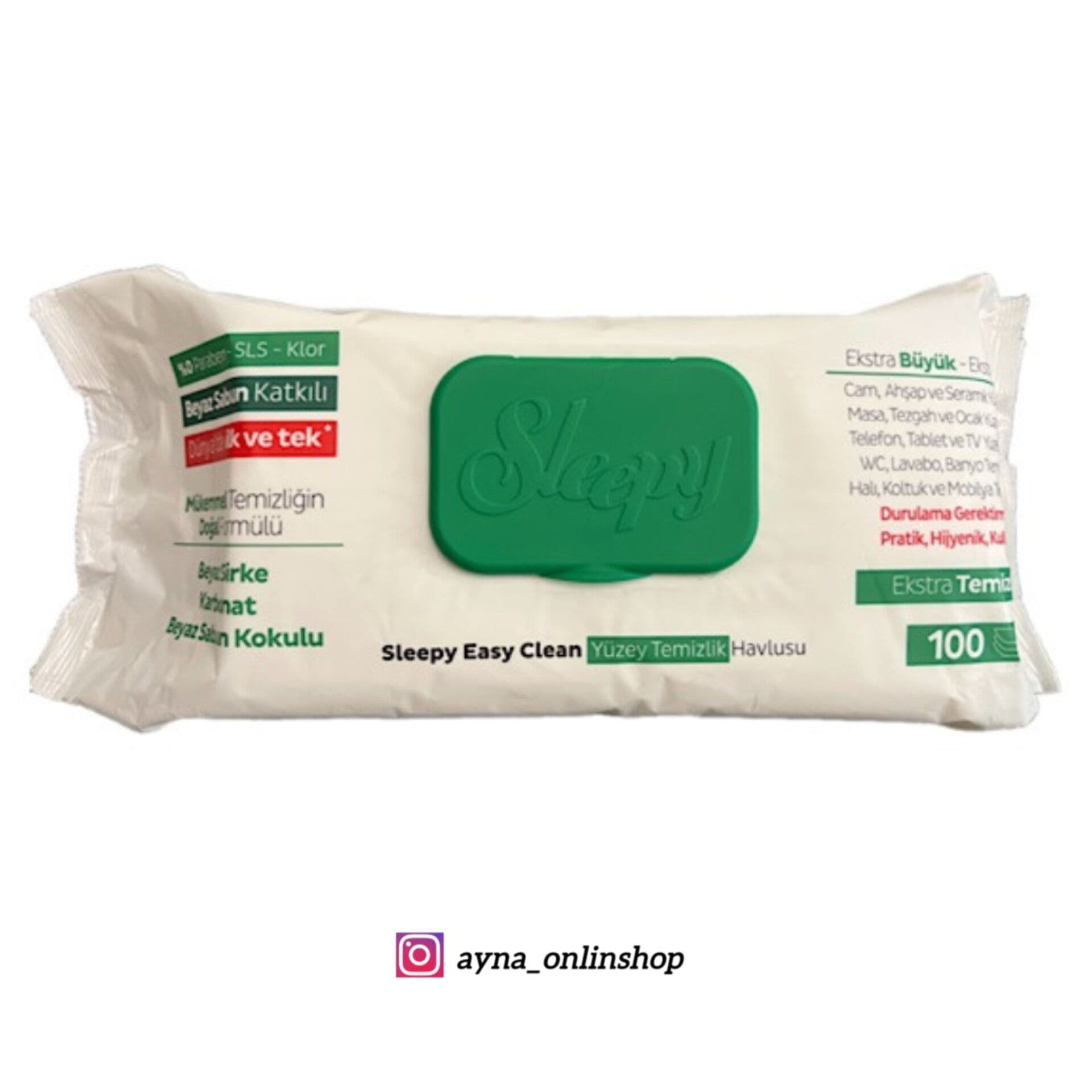 دستمال مرطوب تمیزکننده سطوح اسلیپی مدل Easy Clean