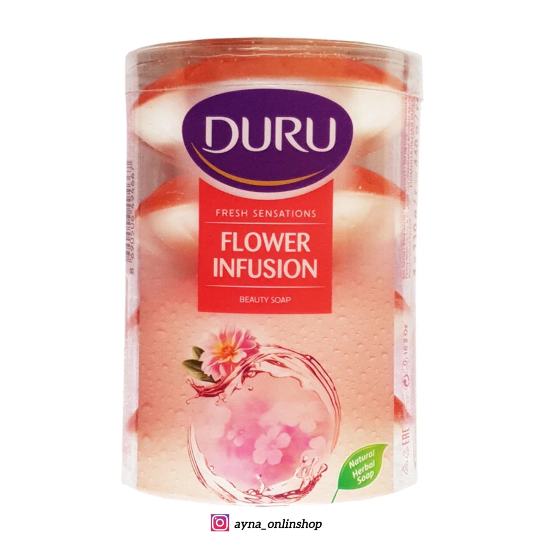 صابون شستشو دورو مدل flower infusion