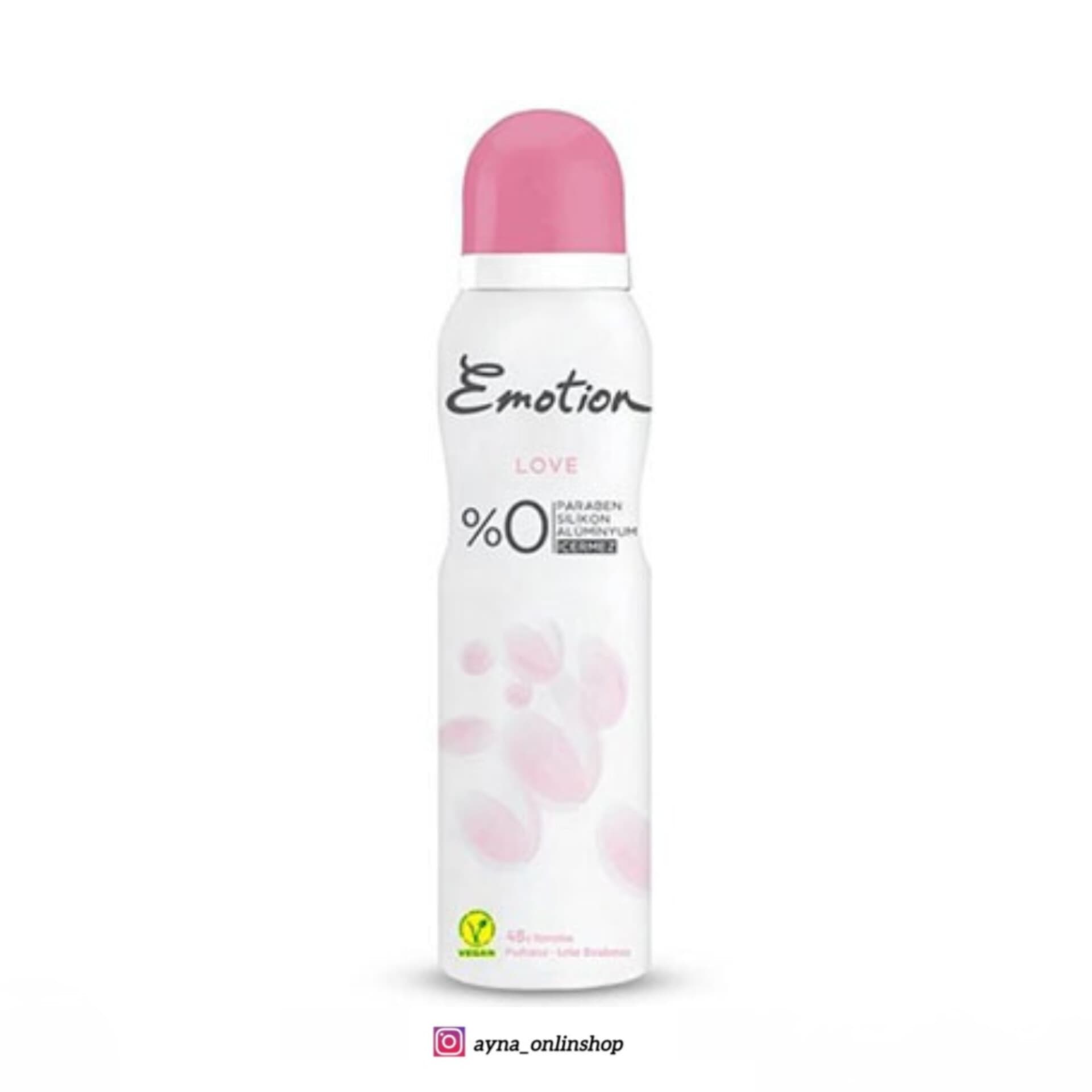 اسپری دئودورانت ایموشن Emotion  مدل Love